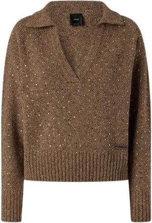 Pinko T-Shirts And Polos Brown