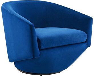 ModWay Series Performance Velvet Fabric Swivel Chair