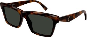 Saint Laurent Zonnebrillen - unisex - Zonnebrillen - Bruin - 56 MM - Accessoires