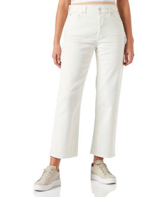 Replay Heveleen Baggy Jeans In White