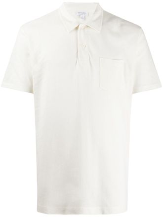Sunspel Poloshirt - Wit