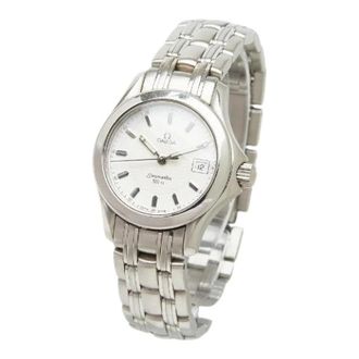 Omega Pre-owned Watches, female, White, Size: ONE SIZE Pre-owned Seamaster Stainless Steel