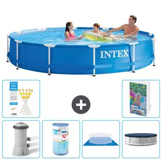 Intex Piscina Con Estructura Redonda - 366x76 Cm - 7-piezas S246