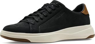 Cole Haan Grandpro Tennis Ii Mens Shoes Black Nubuck/British Tan : 10.5 D - Medium, Leather