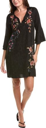 Johnny Was Ruffle Sleeve Dress