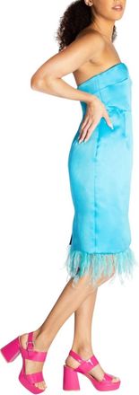 Camilyn Beth Sheila Dress In Peacock Blue