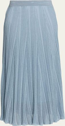 Zimmermann Aster Metallic Midi Skirt