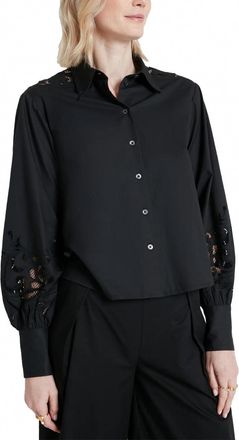 Temperley London Nelle Shirt In Black