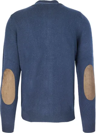 Barbour Mens Wool Knit Jumper Navy Jumpers Sweater