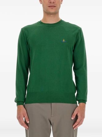 Vivienne Westwood Orb crew-neck sweater - Green