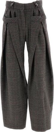 Paco Rabanne Pantalones anchos - Trousers - Mujer - Gris - S