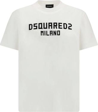 Dsquared2 Uomo, Top, Bianco, M, new