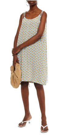 Marni Printed silk crepe de chine dress Size XS