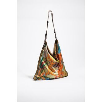 Bimba & Lola Soft Woven Shoulder Bag in Wild at Nordstrom