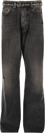 Diesel Black Distressed Jeans