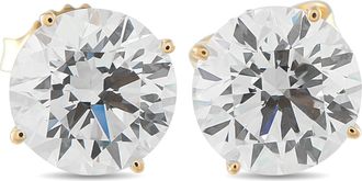 Luxury Bazaar 14K Yellow Gold 5.0ct Lab-Grown Diamond Stud Earrings LG16-120825