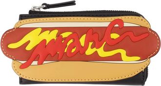 Marc Jacobs Hot Dog Top Zip Multi Wallet - Dames - Portefeuilles - Veelkleurig - ONE Size - Leer - Accessoires