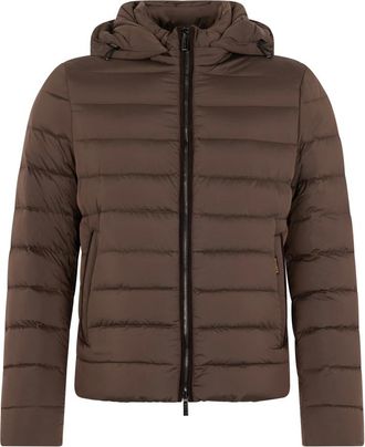 Moorer Jassen, Heren, Bruin, M, Polyester, Eurico-S3C Gewatteerde Jas