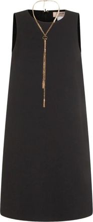 Twinset Zwart Jurk Set - Dames - Korte kleedjes - Zwart - L - Kleedjes