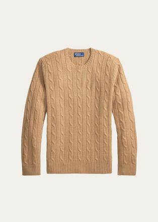 Polo Ralph Lauren Mens Cashmere Cable-Knit Sweater