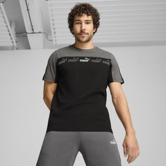 Puma T-shirt Around the Block da uomo, Abbigliamento, Grigio, XXL