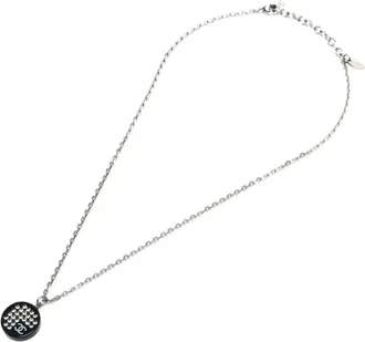 Chanel 2005 interlocking-CC necklace - women - Silver Plated/Rhinestone - One Size