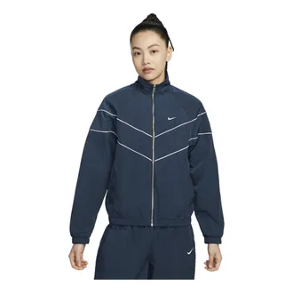 Nike (WMNS) Nike Windrunner Loose UV Woven Full-Zip Jacket Asia Sizing Armory Navy White FV6305-480