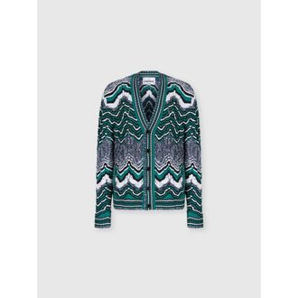 Missoni Striped Cotton-blend Cardigan in Multicoloured at Nordstrom, Size 52 It