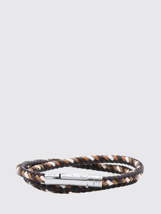 Tod's Bracciale in pelle di vitello intrecciata con chiusura magnetica