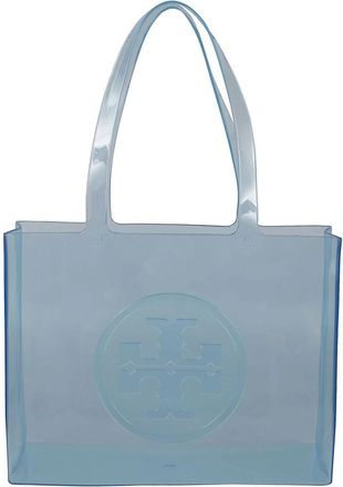Tory Burch Kleine Ella Transparante Tote - Dames - Shoppers - Blauw - ONE Size - Tassen