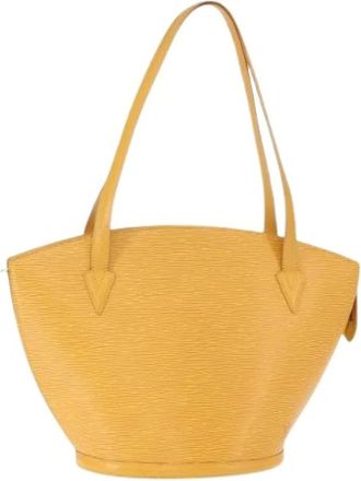 Louis Vuitton Pre-owned Shoulder Bags, female, Yellow, Size: ONE SIZE Pre-owned Vintage Shoulder Bag