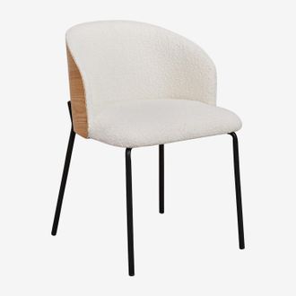 Sklum Sklum - Pack De 4 Sillas De Comedor En Madera Tapizada Amieva