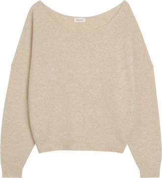 American Vintage Damsville Knitted Jumper - Beige - XS/S (UK6-8 / XS)