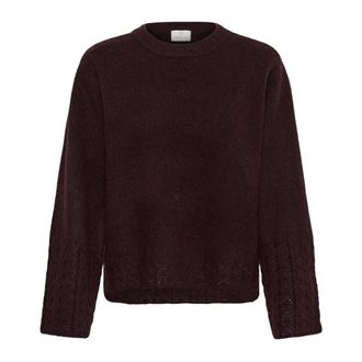 Kaffe Maglieria Girocollo - - Knitwear - Donna - Marrone - XS