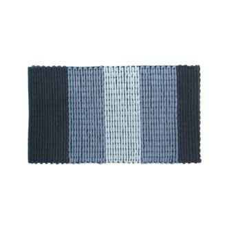 KASANOVA Tappeto bagno in ciniglia 60x110 cm blu