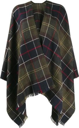 Barbour Klassieke Tartan Sjaal - Dames - Ponchos - Veelkleurig - ONE Size - Jassen