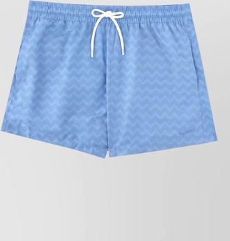 Missoni chevron pattern shorts featuring back pocket