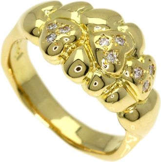 Saint Laurent Yellow Gold (18K) Band Ring (Pre-Owned)