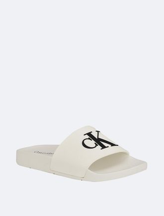 Calvin Klein Womens Womens Arin Slide - White - 7