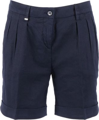 Fay Casual Shorts, male, Blue, Size: W27 Bermuda Chino T.Tocapo 3 Pinces