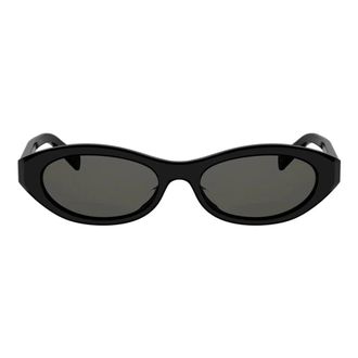 Celine Celine - Triomphe Mini Oval Zonnebril - Dames - Accessoires - Zwart - Maat: ONE Size