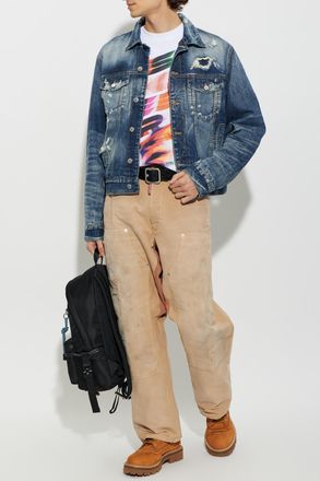 Dsquared2 vintage Denim Jacket, Mens, Blue