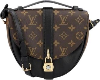 Louis Vuitton Pre-owned Monogram Canvas Flap Crossbody - Dames - Vintage Schoudertas - Bruin - ONE Size - Vintage