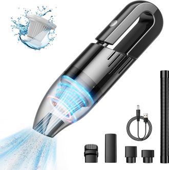 OEM Aspirapolvere Portatile Senza Fili - Mini Aspirapolvere Ricaricabile Per Auto Per La Pulizia Dei Capelli Di Auto, Casa, Ufficio, Viaggi (nero)