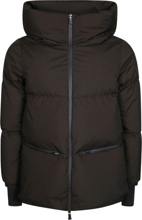 Herno Short Boxy High Collar Down Jacket