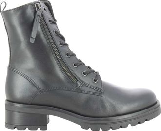 Gabor Zwarte Damesschoenen Stijlvol Model - Dames - Veterlaarzen - Zwart - 38 EU - Schoenen