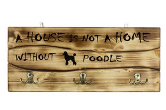OEM Caniche - Percha Con Perro, Expositor De Medallas, Decoraci&oacute;n Del Hogar De Art-dog