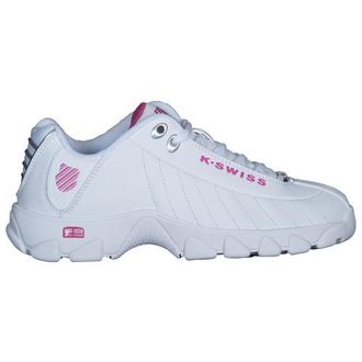 K-Swiss Womens ST329 - Shoes White/Pink Size 10.0