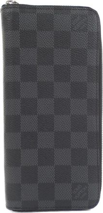Louis Vuitton Graphite Coated Canvas Long Wallet (Bi-Fold) (Pre-Owned)