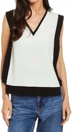 Drew Raquel Top In Black/white